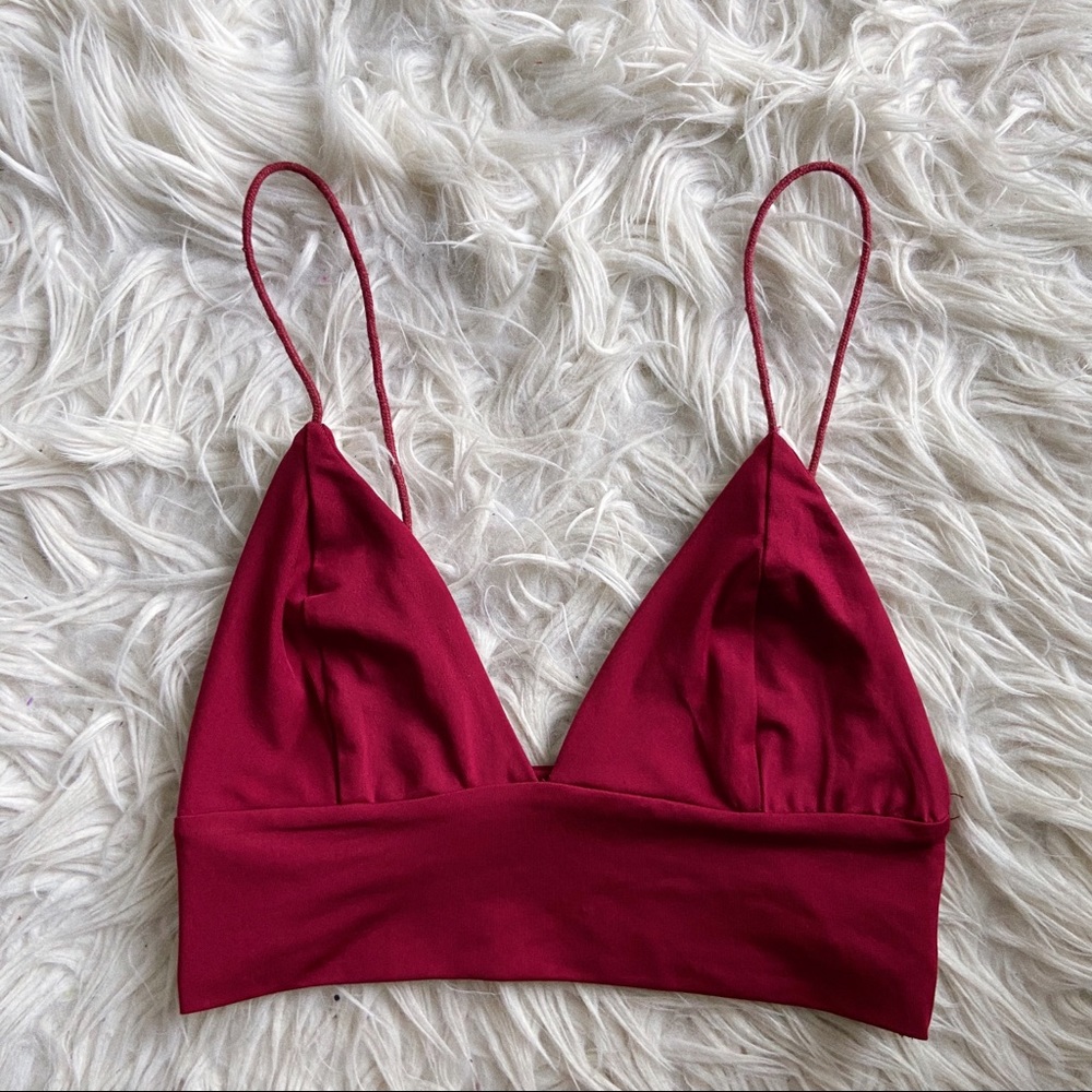 ONLY A FEW LEFT • Erin Maroon Bralette